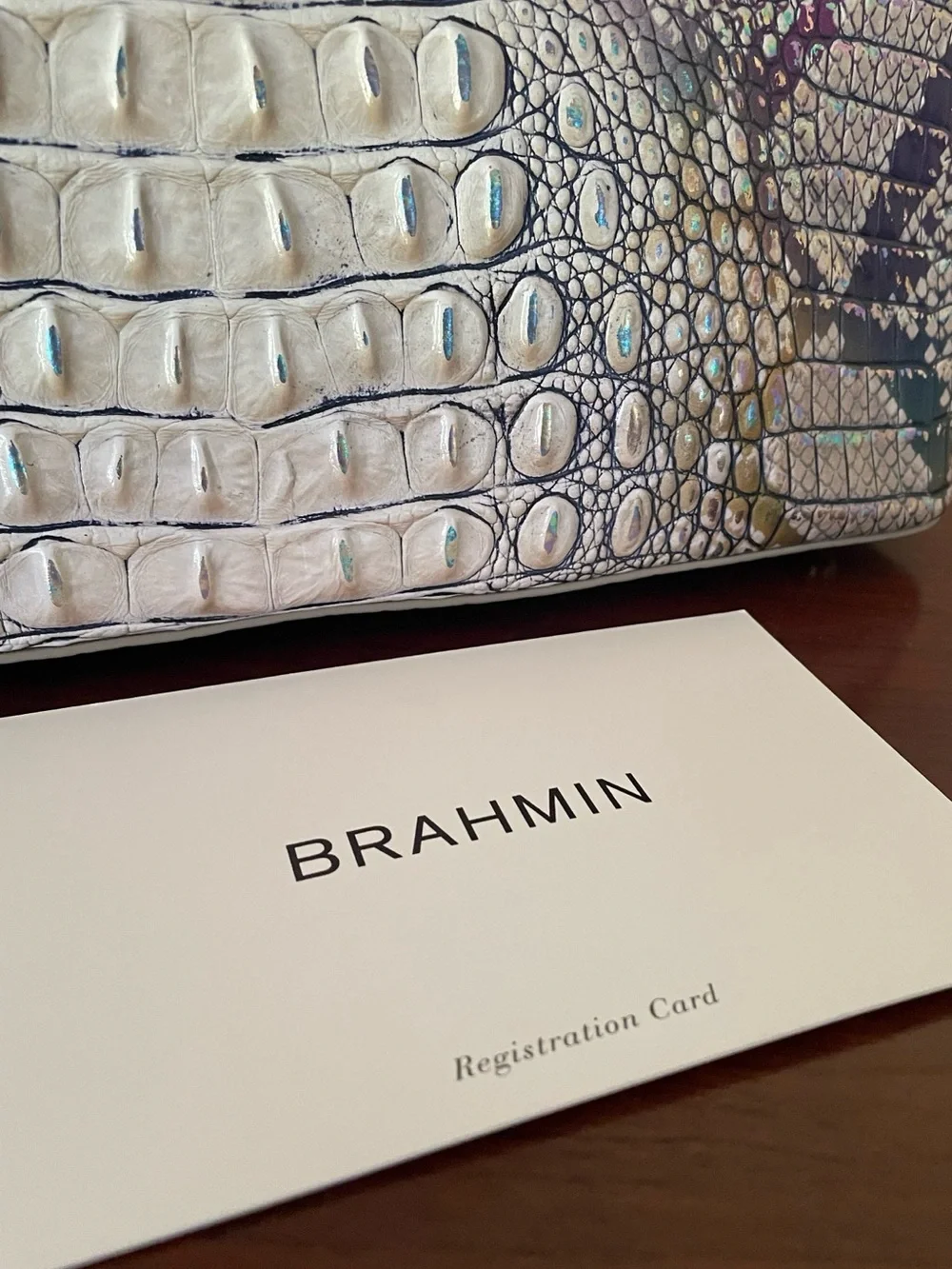 Brahmin Large Duxbury Satchel and Matching Wallet